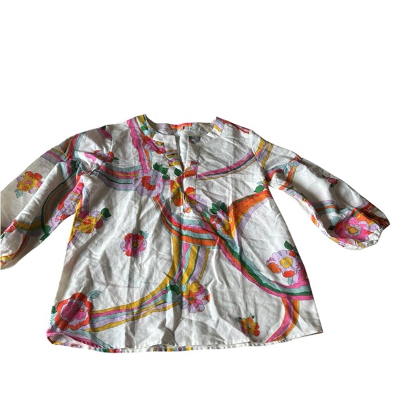 Vilagallo Colorful Floral Blouse - Picture 3 of 10
